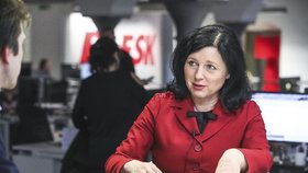 Eurokomisařka Věra Jourová (ANO).