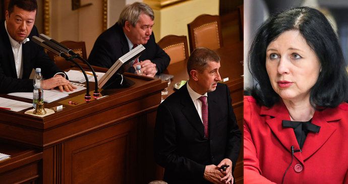 Věra Jourová nesouhlasí s vládou, na které by se podílelo SPD a KSČM.