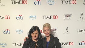 Věru Jourovou doprovodila na galavečer časopisu Time Monika Ladmanová.
