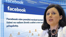 Eurokomisařka Věra Jourová chce dohlížet na ochranu osobních dat na Facebooku.