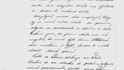 Faksimile dopisu-testamentu Jóži Davida, adresovaného švagru dr. Ladislavu Fürstovi z bělehradského exilu v roce 1940