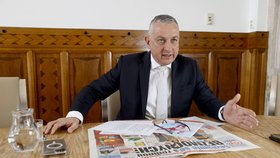 Ministr průmyslu a obchodu Jozef Síkela při rozhovoru pro Blesk