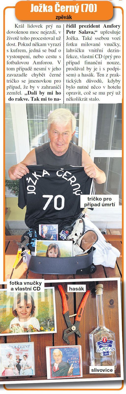 Jožka Černý (70), zpěvák