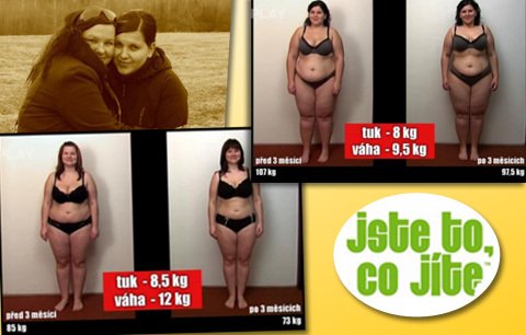 Jste to, co jíte: Nerozlučné kamarádky jsou o 27 kilo lehčí