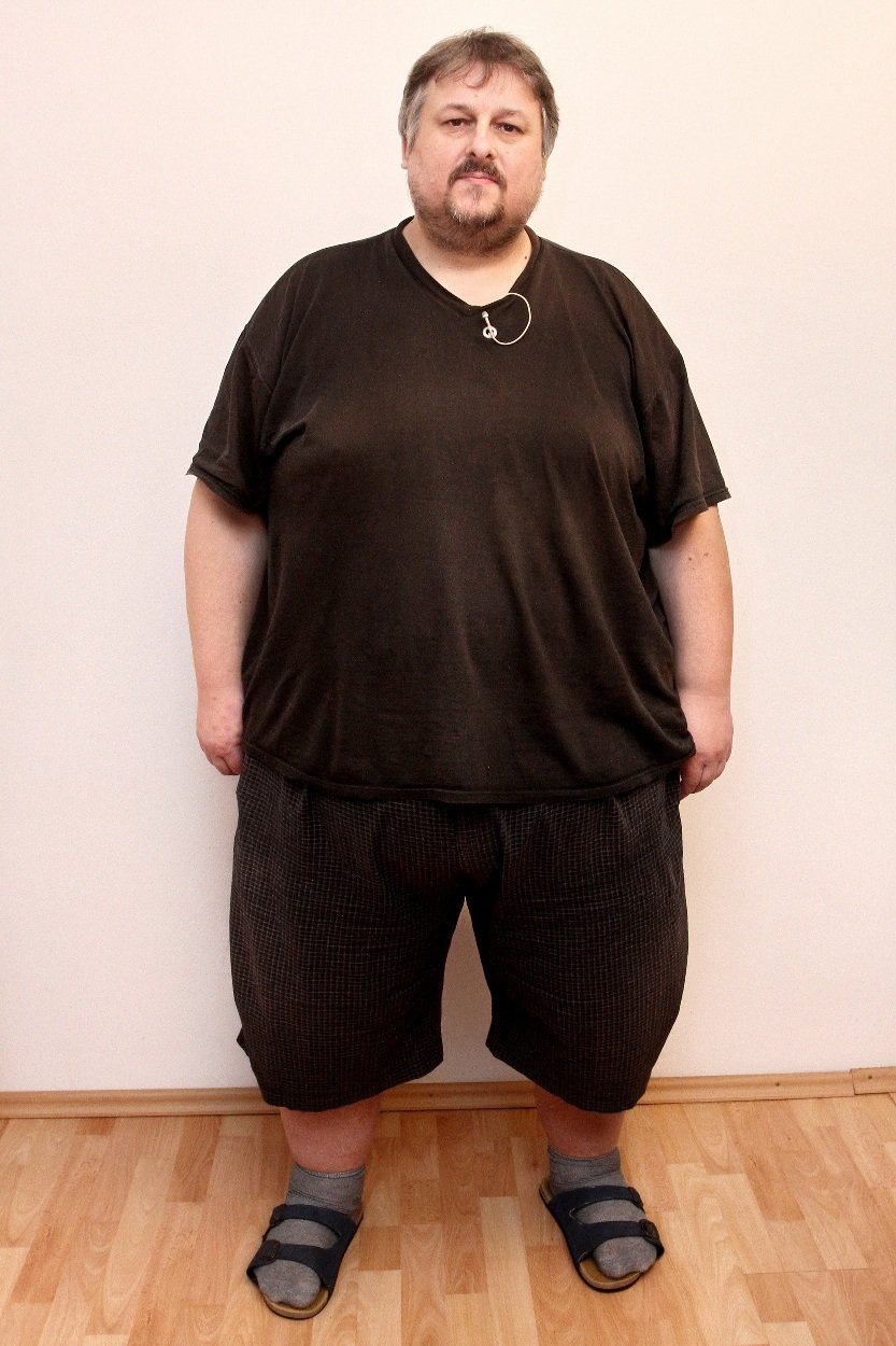 Michalova váha se vyšplhala na neuvěřitelných 210 kilogramů.
