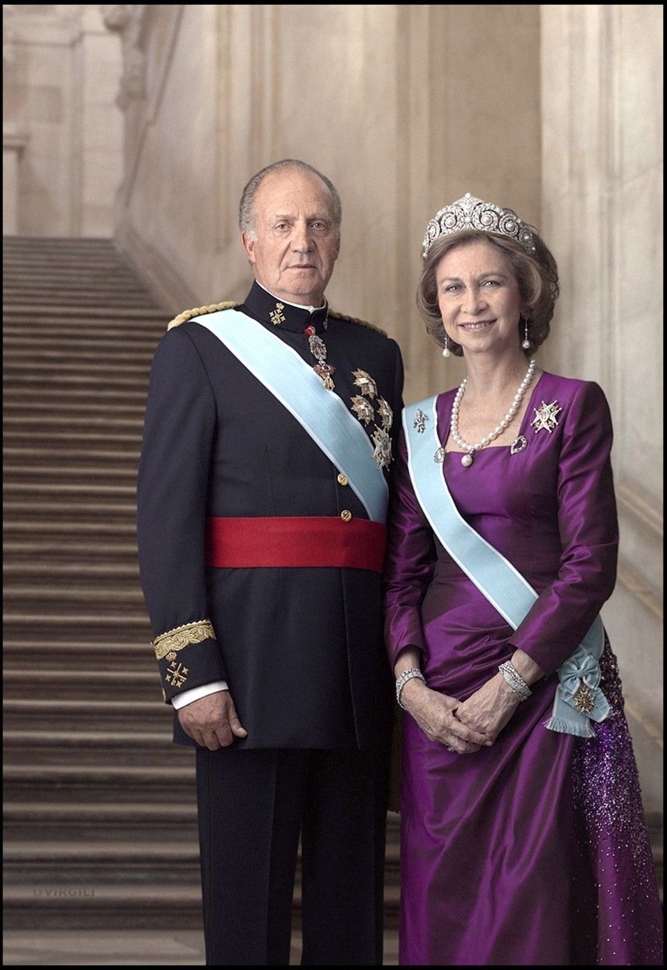 Juan Carlos I. se svou manželkou Sofií