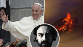 Fotil papeže, rozbouřené sopky i následky zemětřesení. Ekvádořan Juan David (41) se teď zaměřuje na Prahu