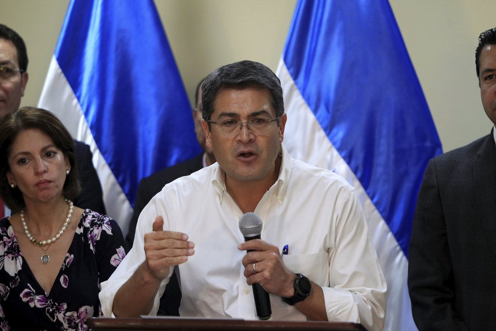 Prezident Hondurasu  Juan  Orlando Hernández