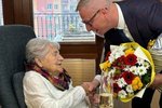 Anna Geryková oslavila 101. narozeniny.