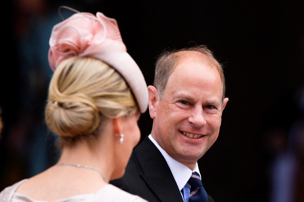 Princ Edward s manželkou Sophií.