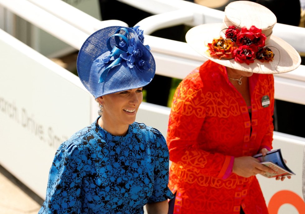 Třetí den oslav královnina jubilea: Zara Tindallová na Epsom Derby