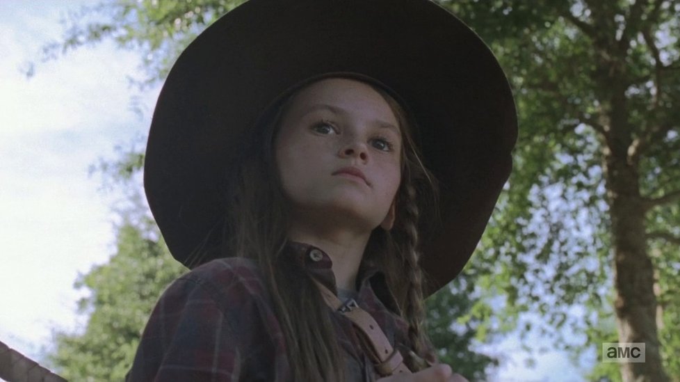 Judith Grimes ze seriálu The Walking Dead.