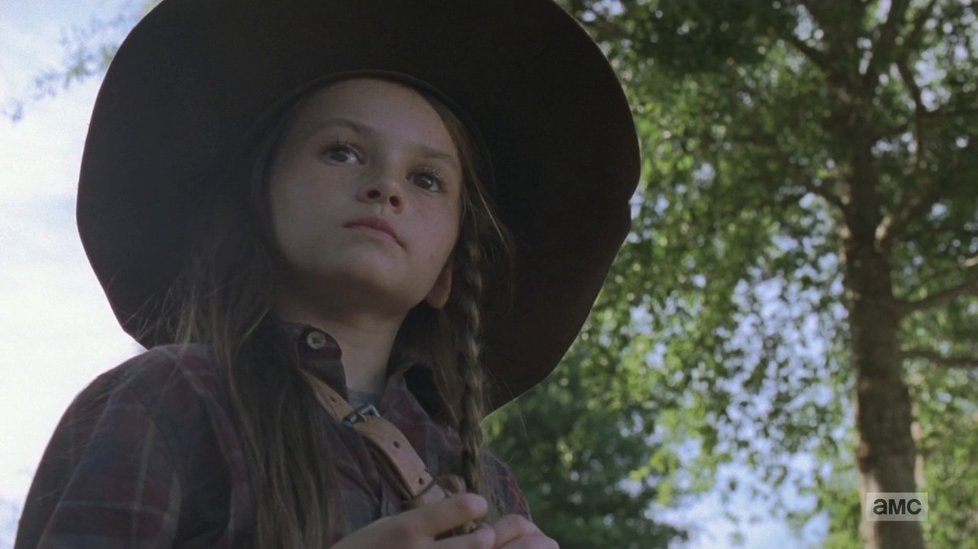 Judith Grimes ze seriálu The Walking Dead.