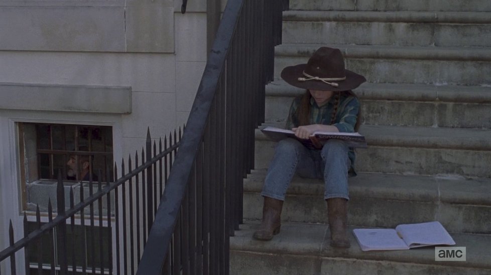 Judith Grimes ze seriálu The Walking Dead.