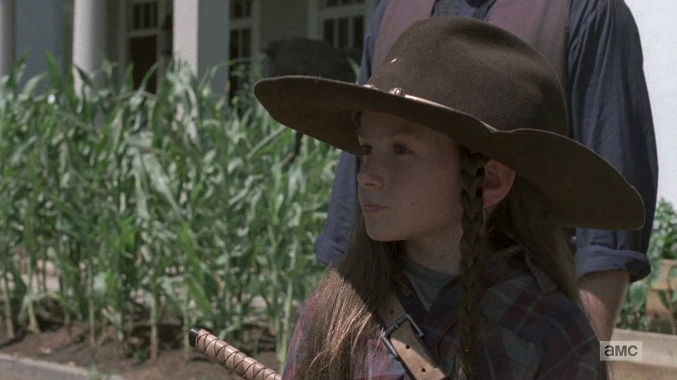 Judith Grimes ze seriálu The Walking Dead.