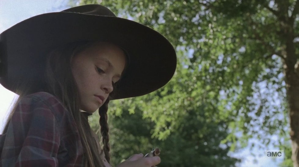 Judith Grimes ze seriálu The Walking Dead.