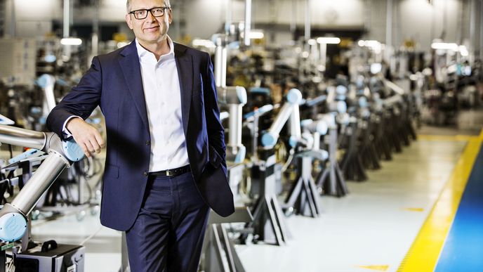 Juergen Von Hollen šéf společnosti Universal Robots