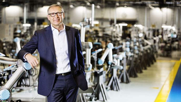 Juergen Von Hollen šéf společnosti Universal Robots Juergen Von Hollen šéf společnosti Universal Robots