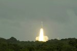 Start Ariane 5 se sondou Juice (14. 4. 2023).