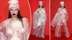 Julia Foxová v Cannes opět šokuje: Prsatý harlekýn?!