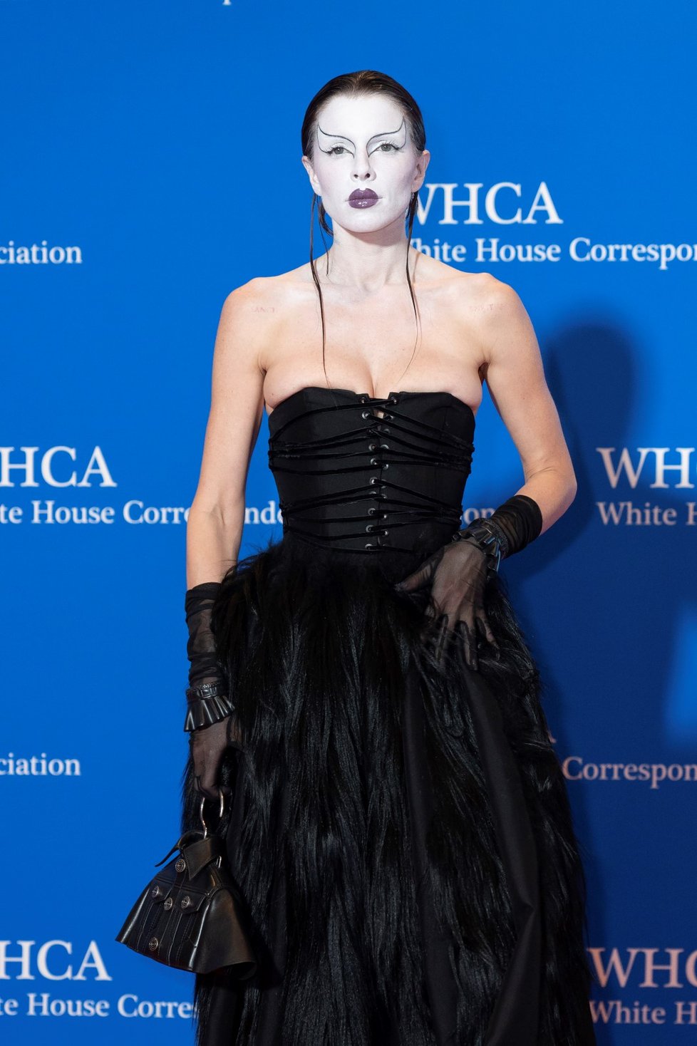 Julia Foxová na každoroční akci White House Correspondents Dinner