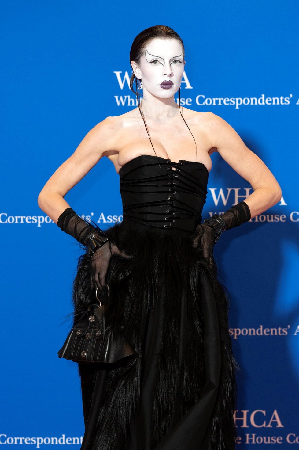 Julia Foxová na každoroční akci White House Correspondents Dinner