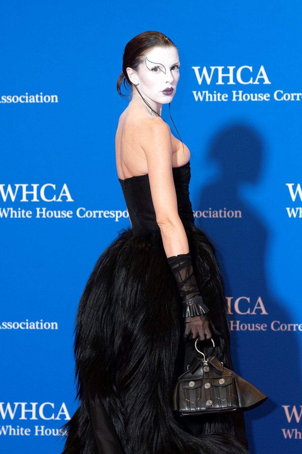 Julia Foxová na každoroční akci White House Correspondents Dinner