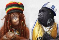 Opice rovna člověku: Emo, dredy i Hakenkreuz