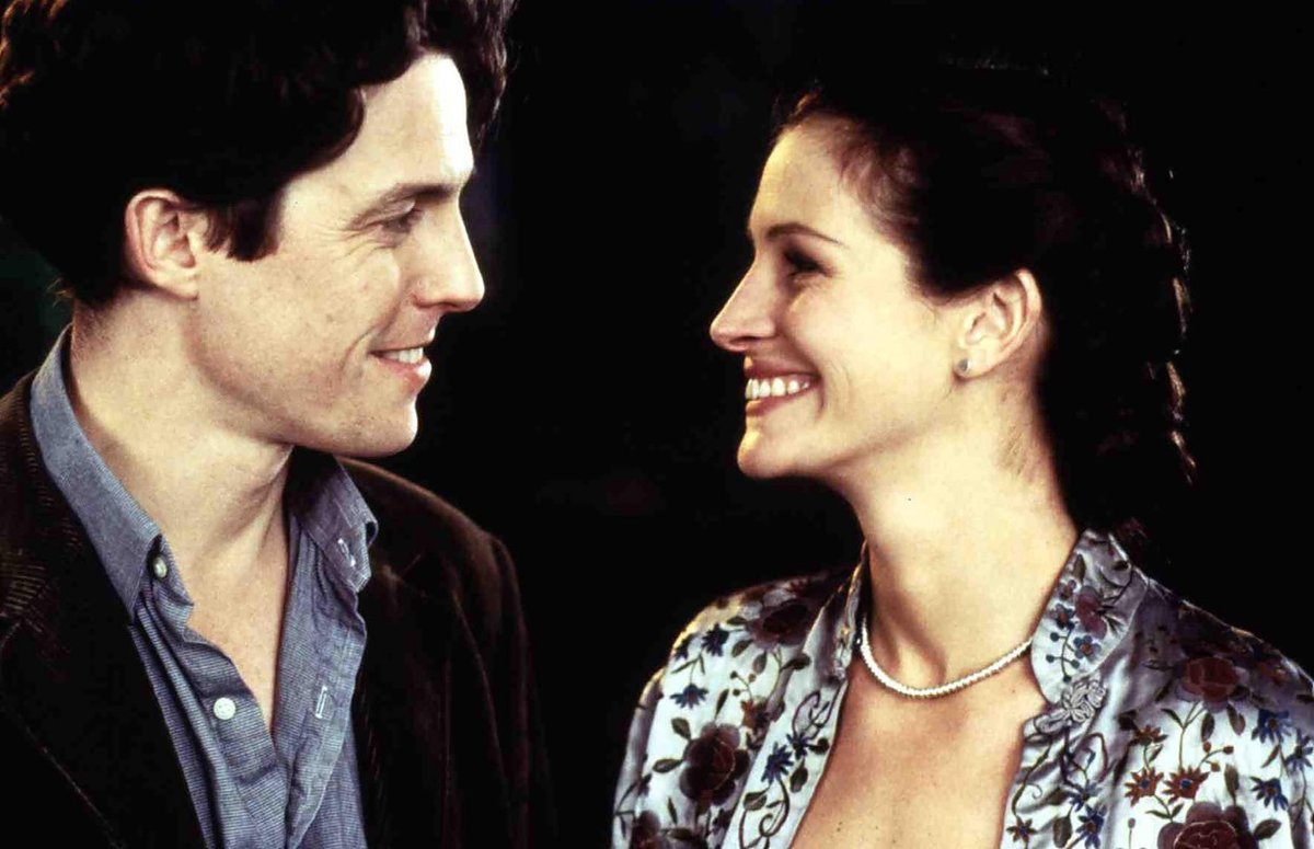 Julia Roberts a Hugh Grant ve filmu Notting Hill