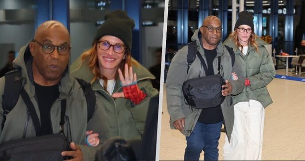 Julia Roberts zavítala do Prahy