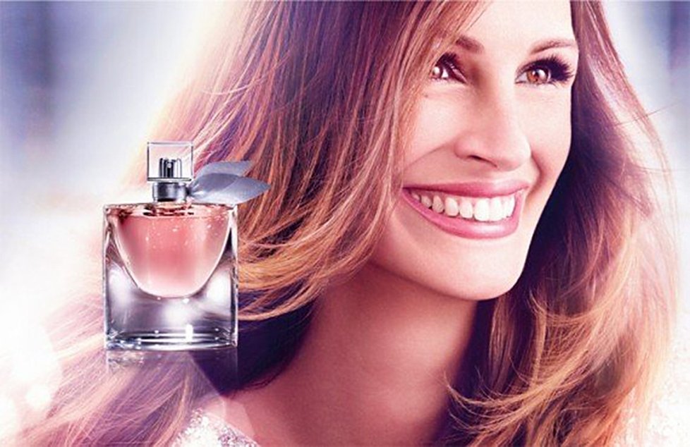 Julia Roberts s svým novým parfémem
