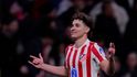 Julian Alvarez z Atlétika Madrid slaví gól proti Interu