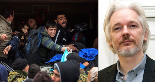 Assange zveřejnil tajné plány EU. O vojenské operaci kvůli uprchlíkům