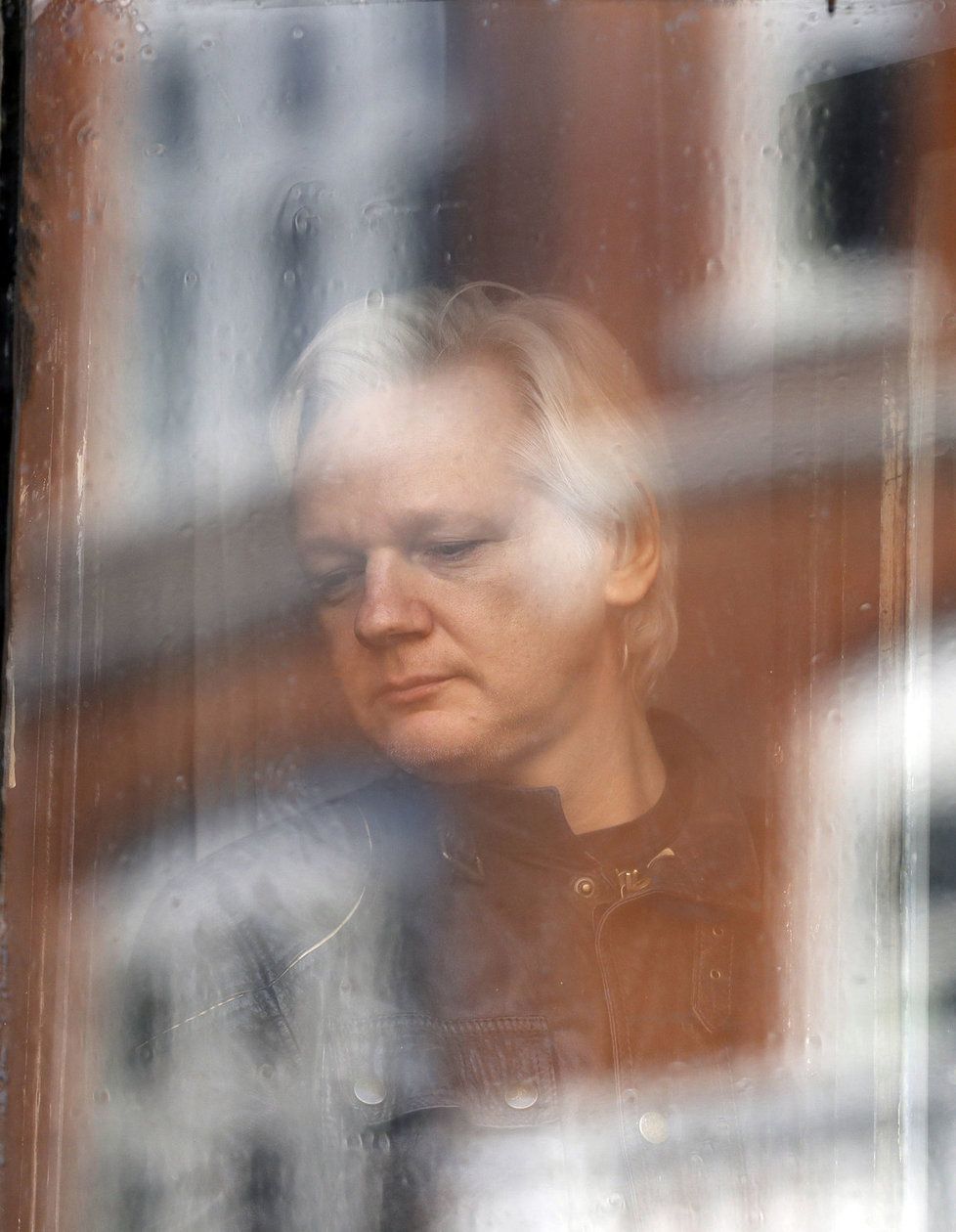 Julian Assange na balkoně ekvádorské ambasády v Londýně mluvil o vývoji událostí.