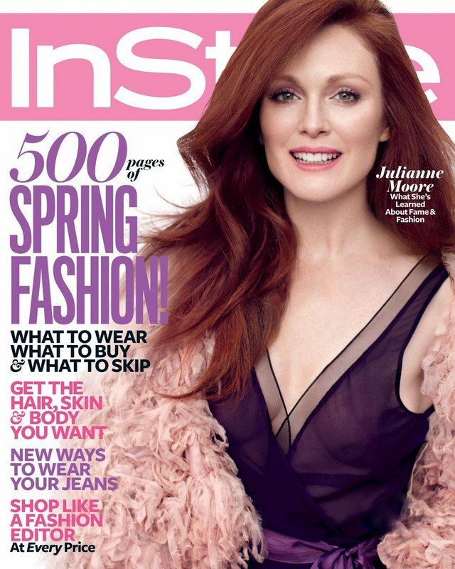 Julianne Moore na titulce magazínu