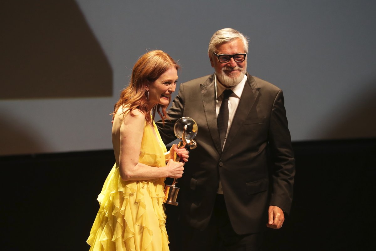 Jiří Bartoška a Julianne Moore