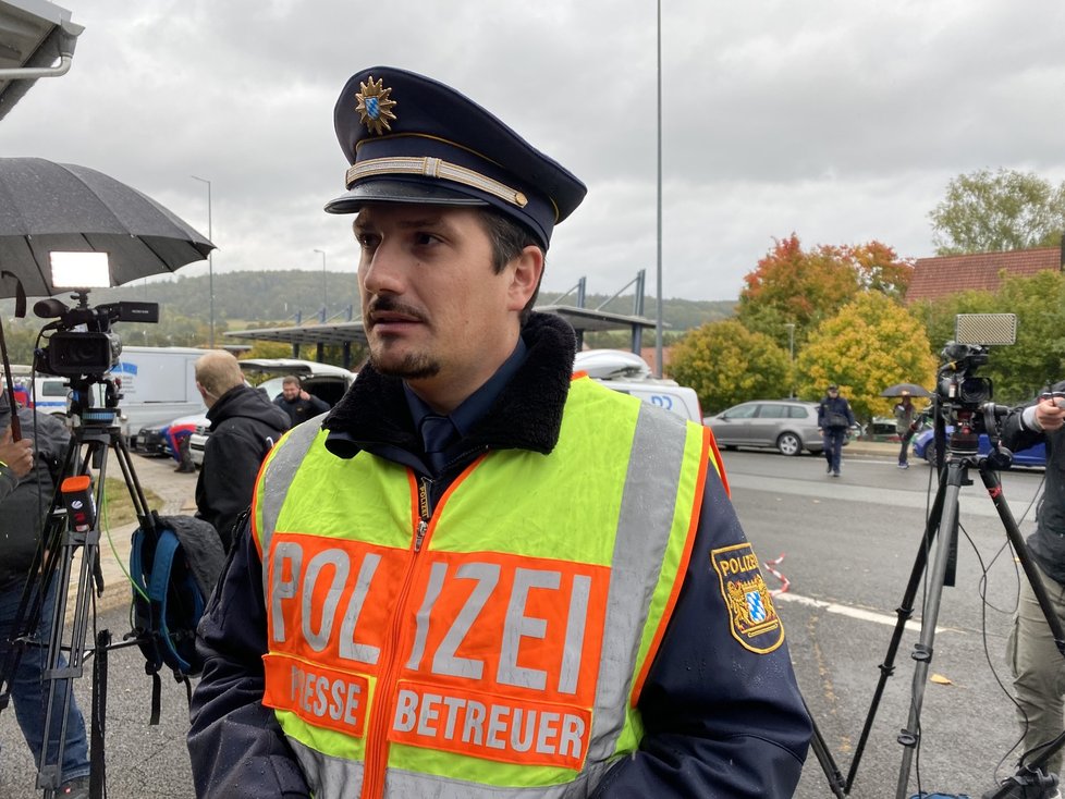 Mluvčí hornofalckého policejního prezídia Florian Beck.