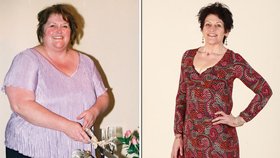 Julie dokázala za rok zhubnout z nadměrné anglické velikosti 34 (naše velikost 62 ) na konfekční velikost 10 (naše velikost 38)