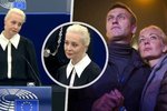 Julija Navalná vystoupila s emotivním projevem v europarlamentu ve Štrasburku (28.2.2024)