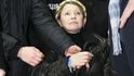 Julija Tymošenková po propuštění z vězení