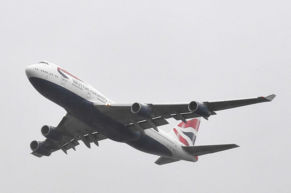 Poslední let jumbo jetu British Airways: 8. října 2020.