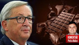Komentář: Juncker slíbil Čechům víc kakaa v čokoládě. „Západně“ se ale nenajíme