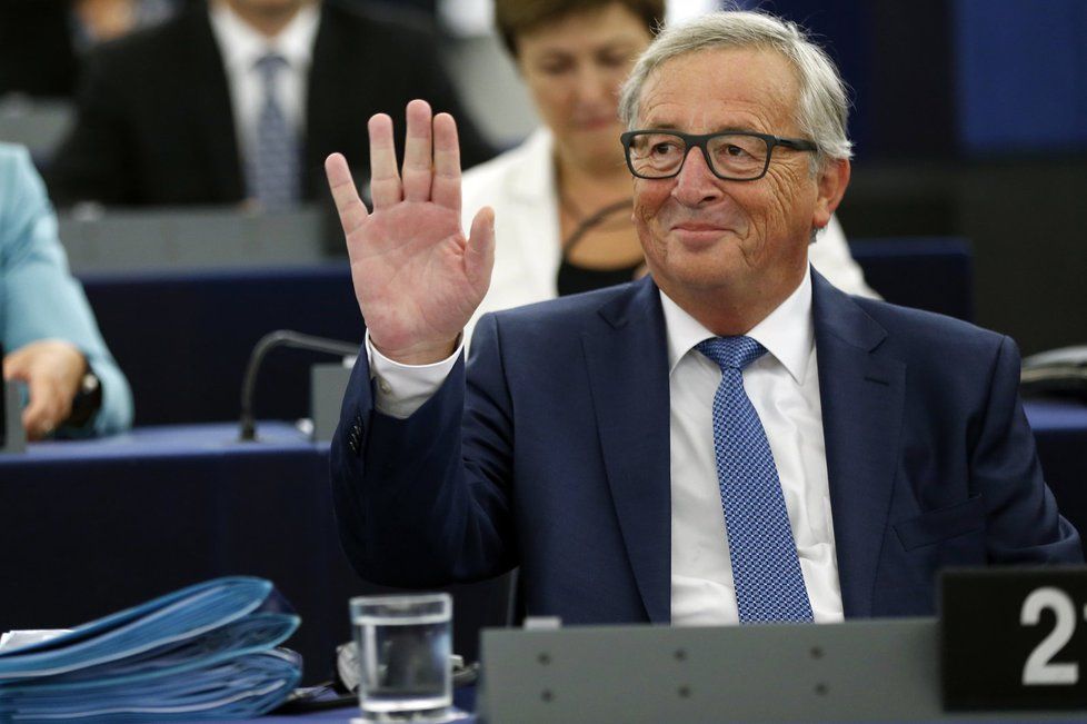 Předseda Evropské komise Jean-Claude Juncker promluvil před europoslanci o stavu Evropské unie.