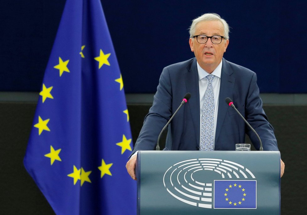 Předseda Komise Jean-Claude Juncker naposledy předstoupil před Evropský parlament se Zprávou o stavu Unie