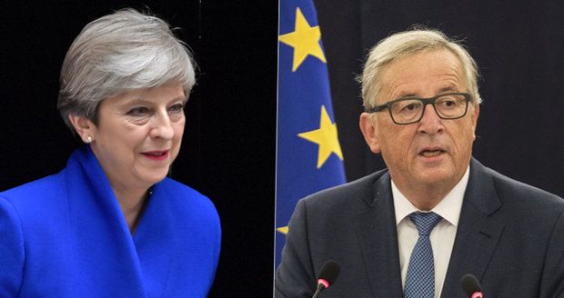 Jednání o brexitu musí zrychlit, shodla se na večeři Mayová s Junckerem