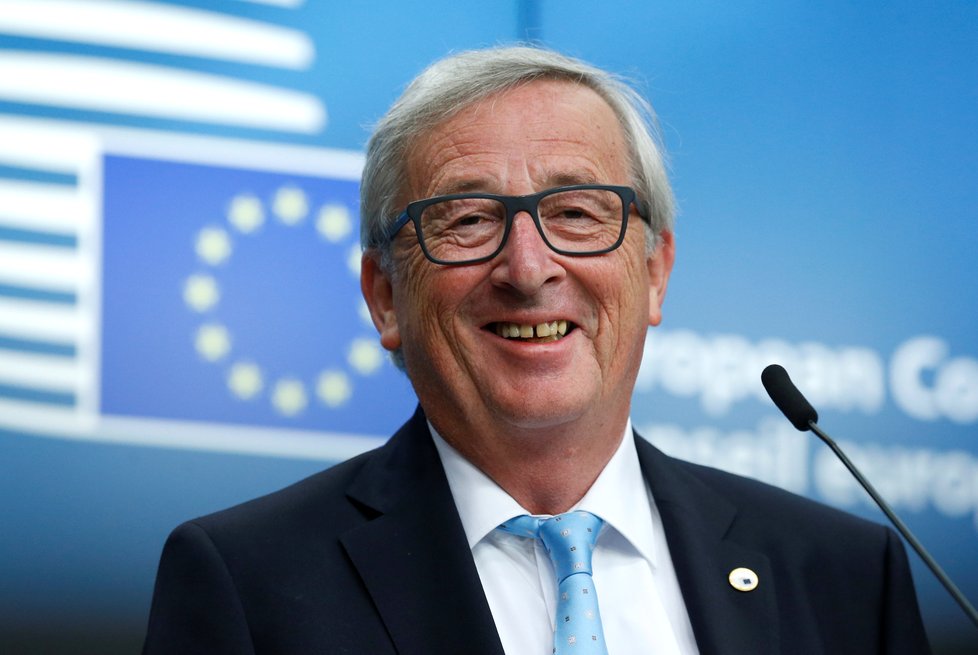 Summit EU v Bruselu. Jean Claude Juncker