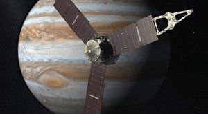 Juno zdraví Jupiter: Sonda konečně dorazila k páté planetě 