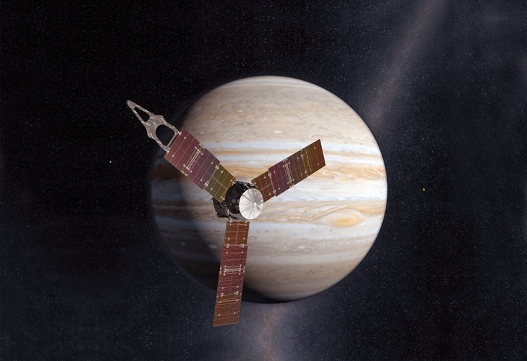 Juno zdraví Jupiter