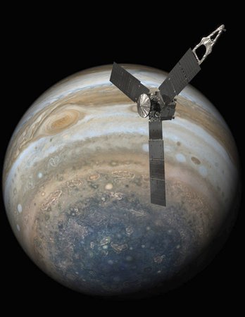 Sonda Juno planetu zkoumá od roku 2016.