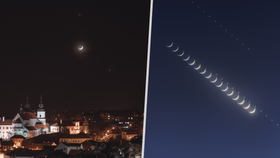 Romantické setkání Jupitera, Venuše a Měsíce: Češi pořídili dechberoucí záběry!